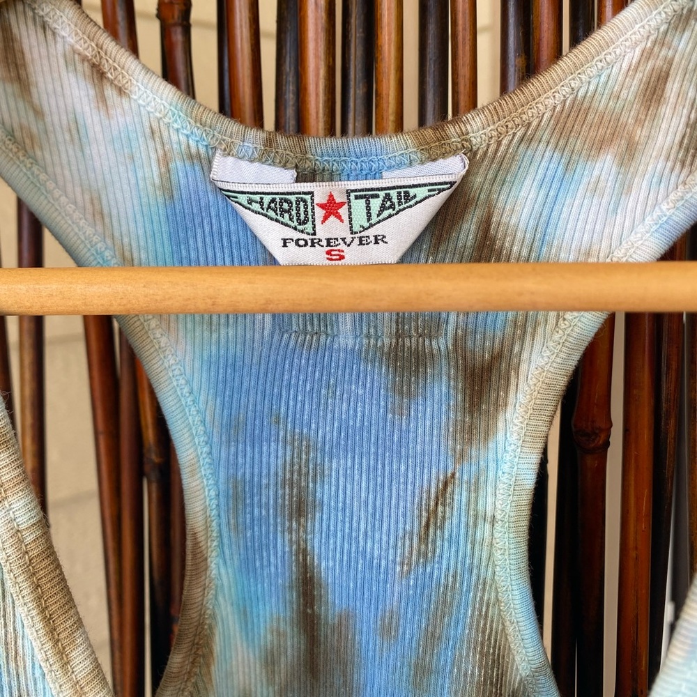 Hard Tail Tie-Dye Ribbed Tank View 5